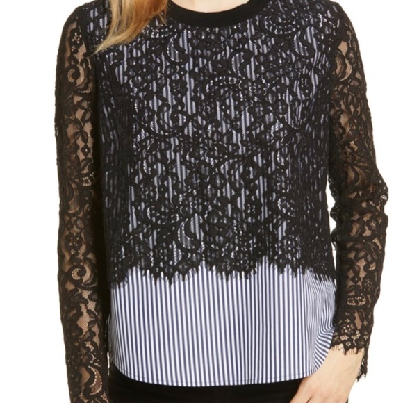 Vineyard Vines Tops - Vineyard vines lace stripe top